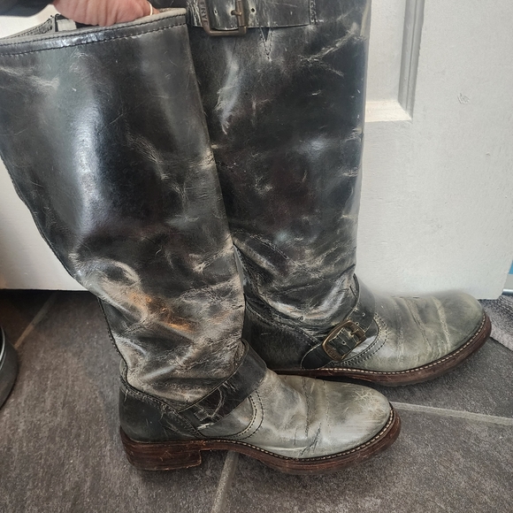 Frye Ombre Distressed Boots 6 - Picture 2 of 8